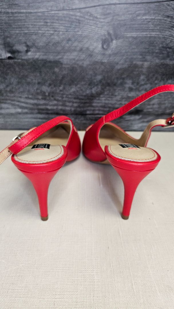 Noir Red Slingback Heel (39)