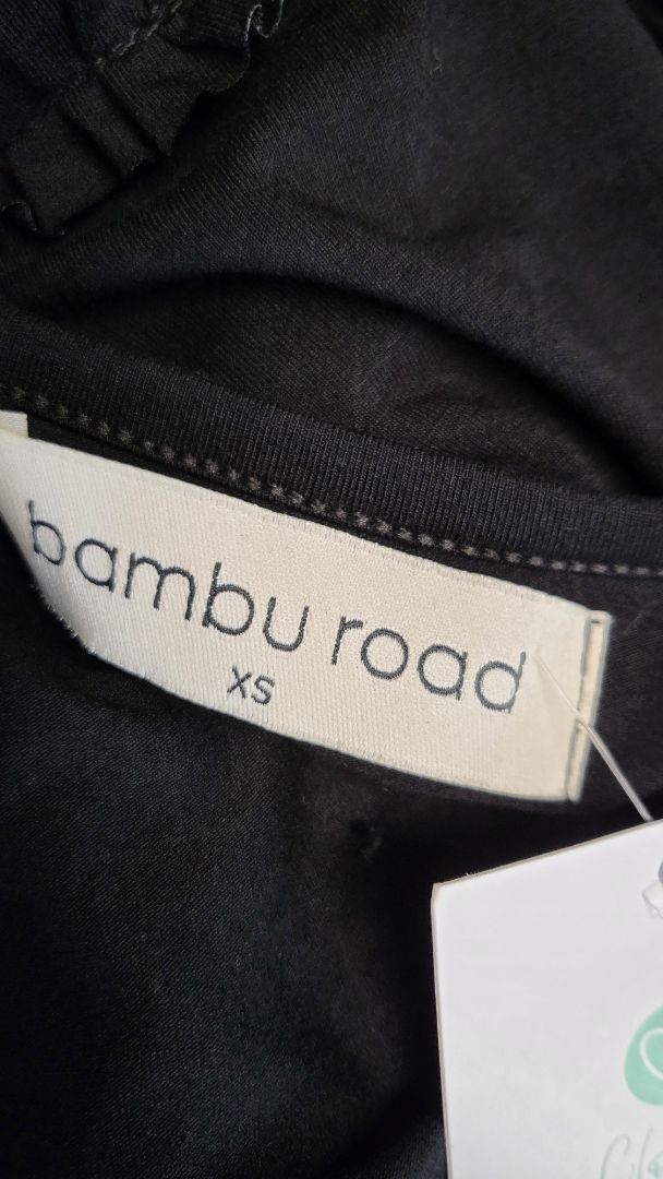 Bambu Road Black Drop Hem Dress (8-10)