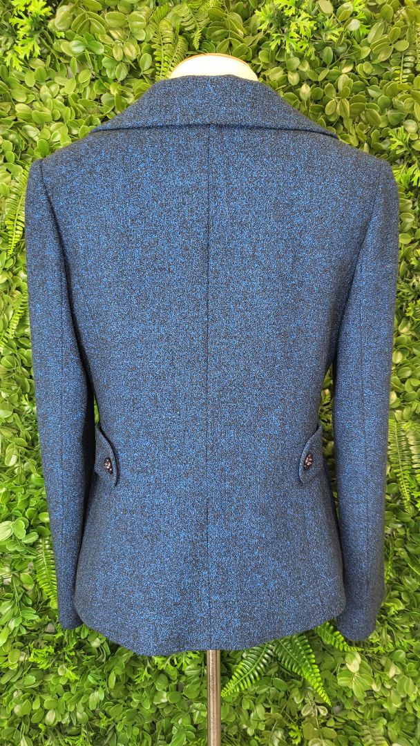 Unknown Blue Textured Blazer (10)