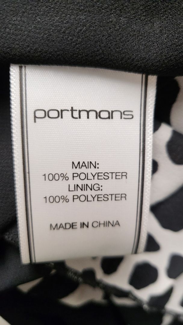 Portmans B/W Pleated Skirt (16)