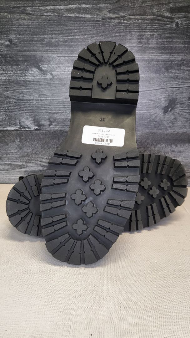 Isabella Anselmi Black Combat Boots (39)
