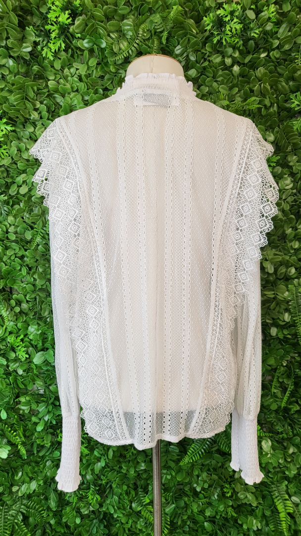 Decjuba Off White Lace Top (14)