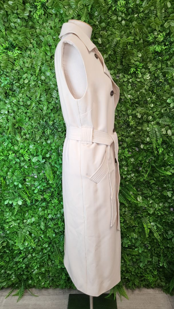 Decjuba Cream Eloise Sleeveless Trench (8-10)