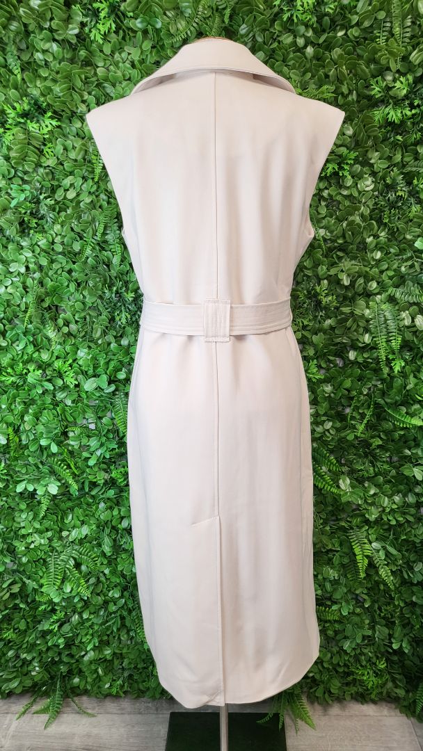 Decjuba Cream Eloise Sleeveless Trench (8-10)