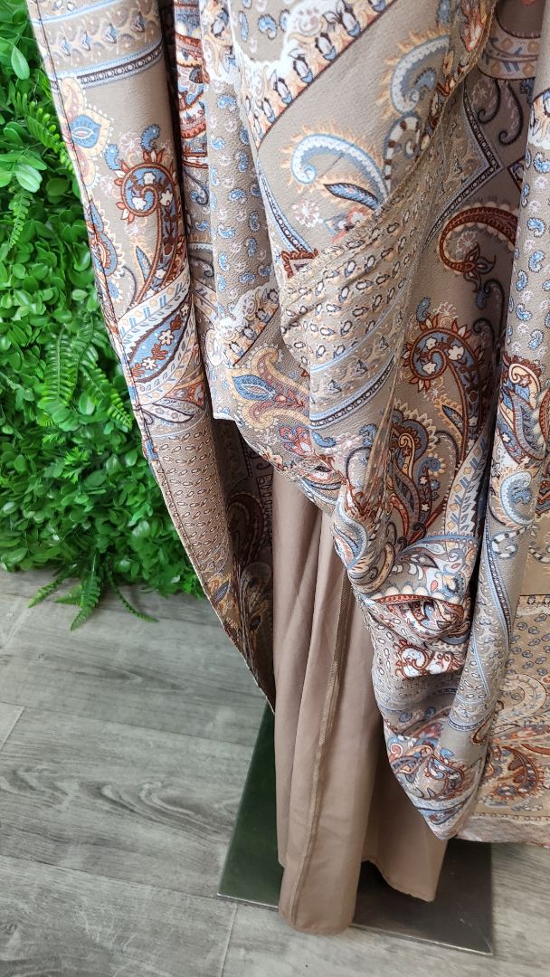 Amaya Paisley Print Tiered Skirt (14)