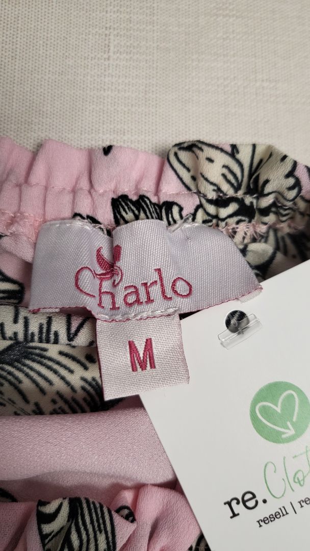 Charlo Pink Peasant Style Top (12-14)