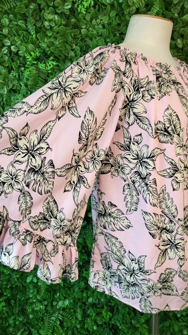 Charlo Pink Peasant Style Top (12-14)