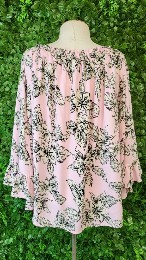 Charlo Pink Peasant Style Top (12-14)