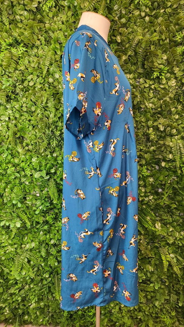 Yumi Print Kitty Dress (16-18)