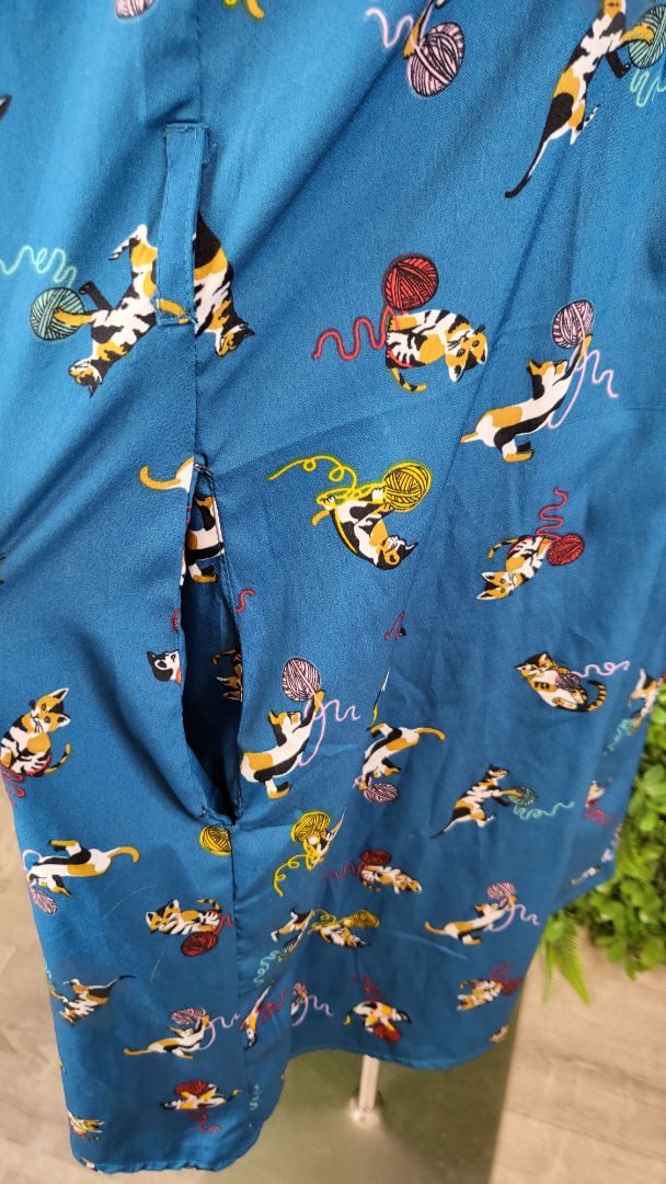 Yumi Print Kitty Dress (16-18)