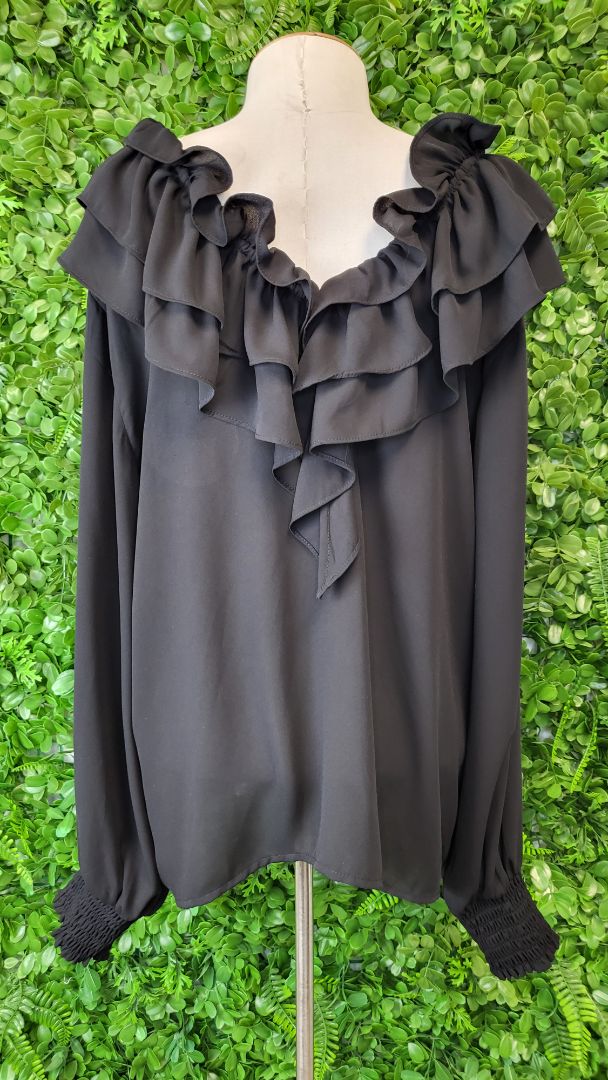 Augustine Black Rosie Blouse BNWT (14)