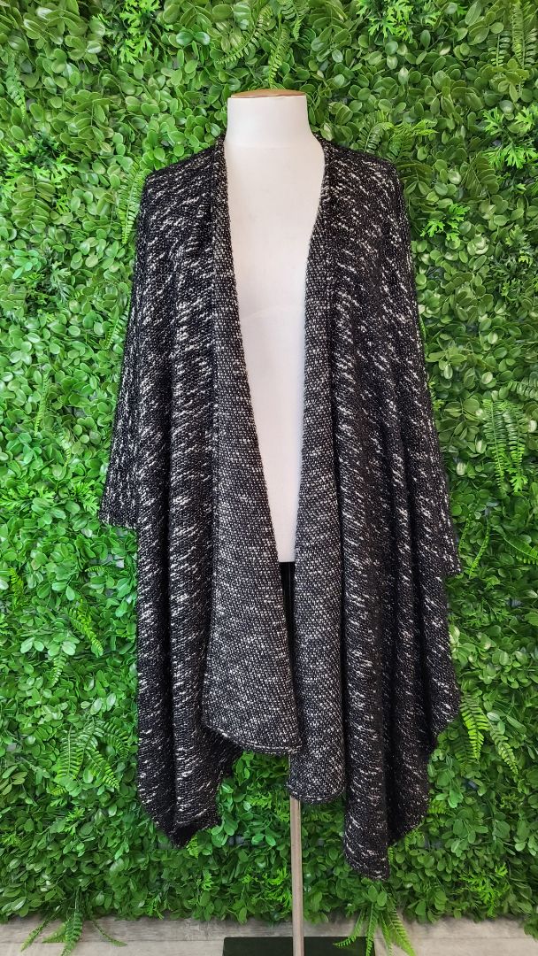 Repertoire Black Wrap Cardigan (OSFM)