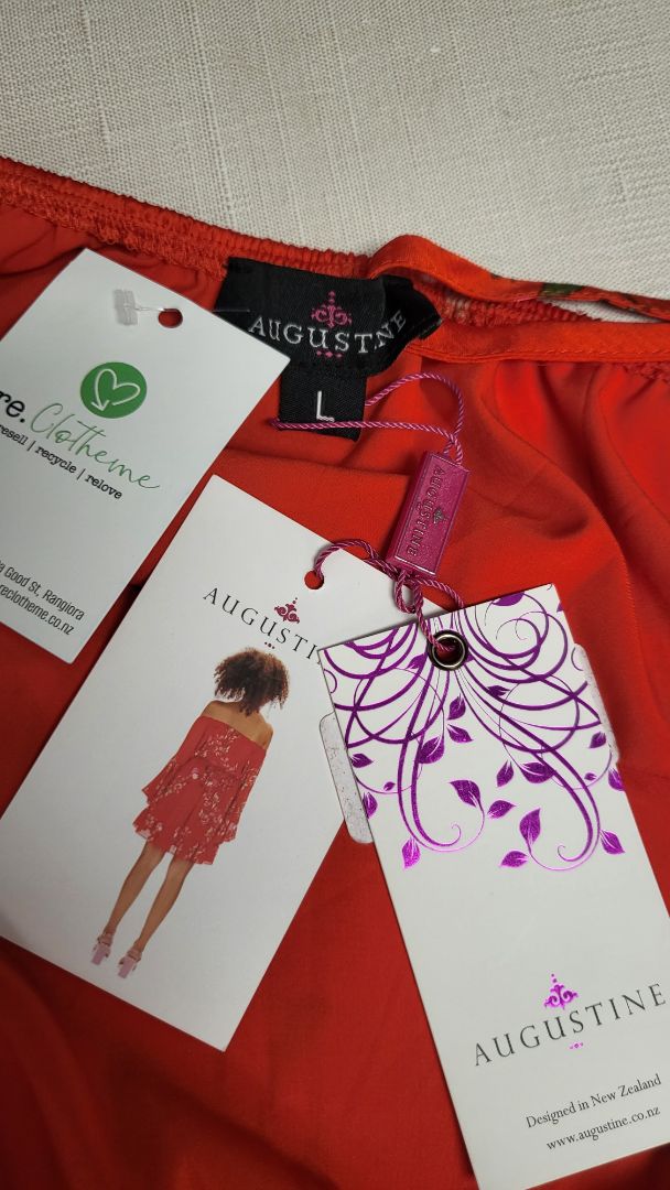 Augustine Floral Scarlett Dress BNWT (14)
