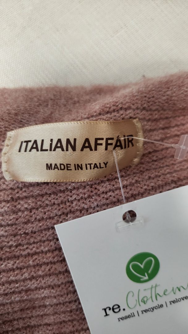 Italian Affair Salmon Poncho Knit Top (10-16)
