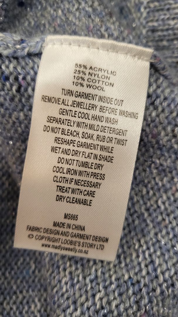 Loobies Story Blue Longline Cardigan (12)
