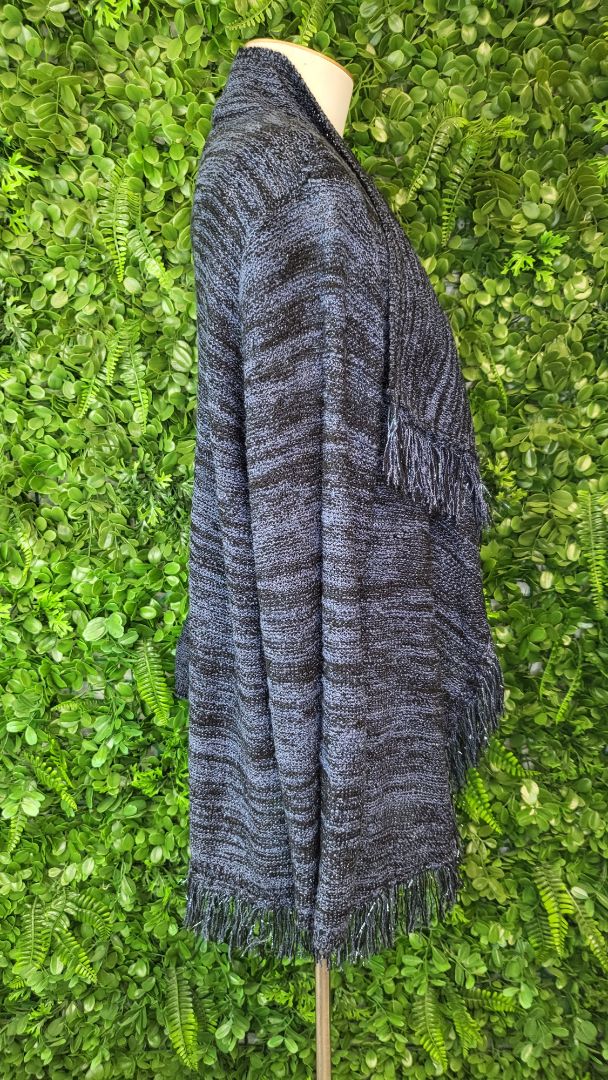 Virtuelle Blue Fringe Cardigan (14)