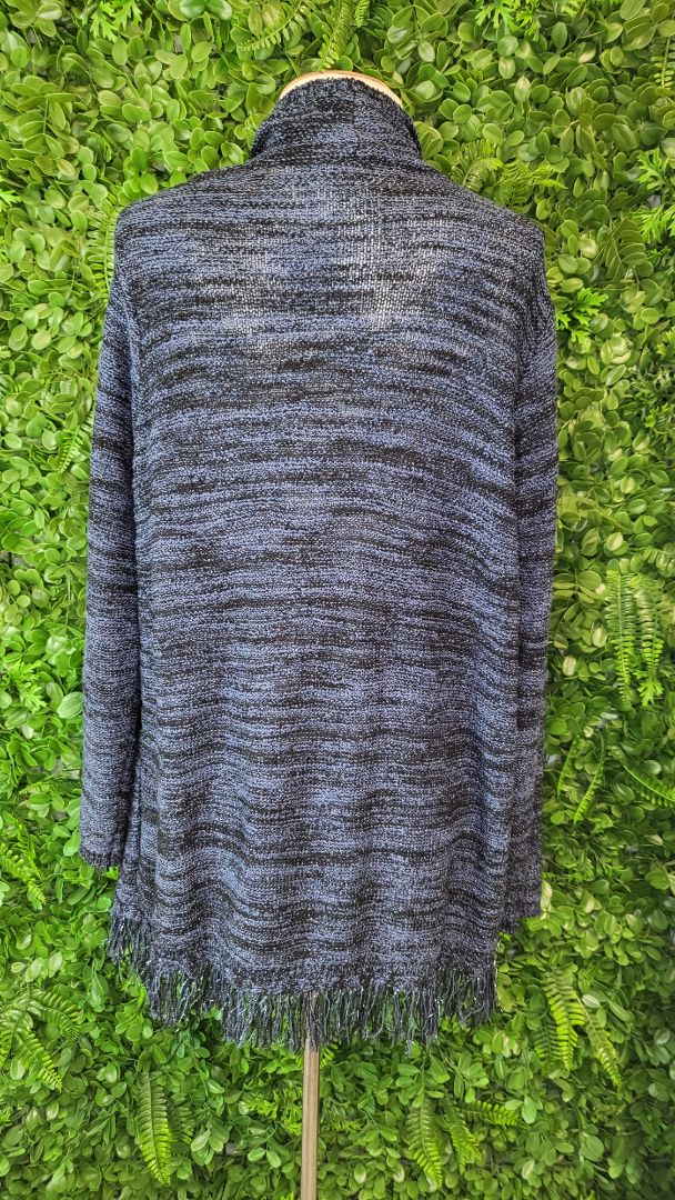 Virtuelle Blue Fringe Cardigan (14)
