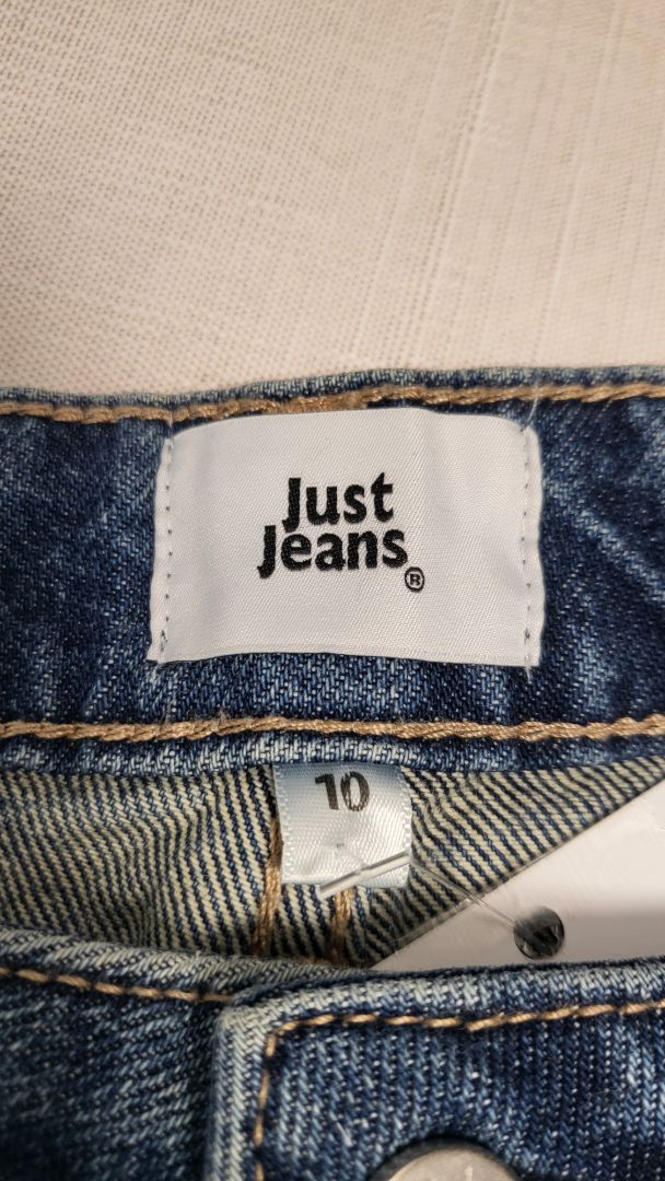 Just Jeans Blue Mid Rise, Straight Leg Jean (10)