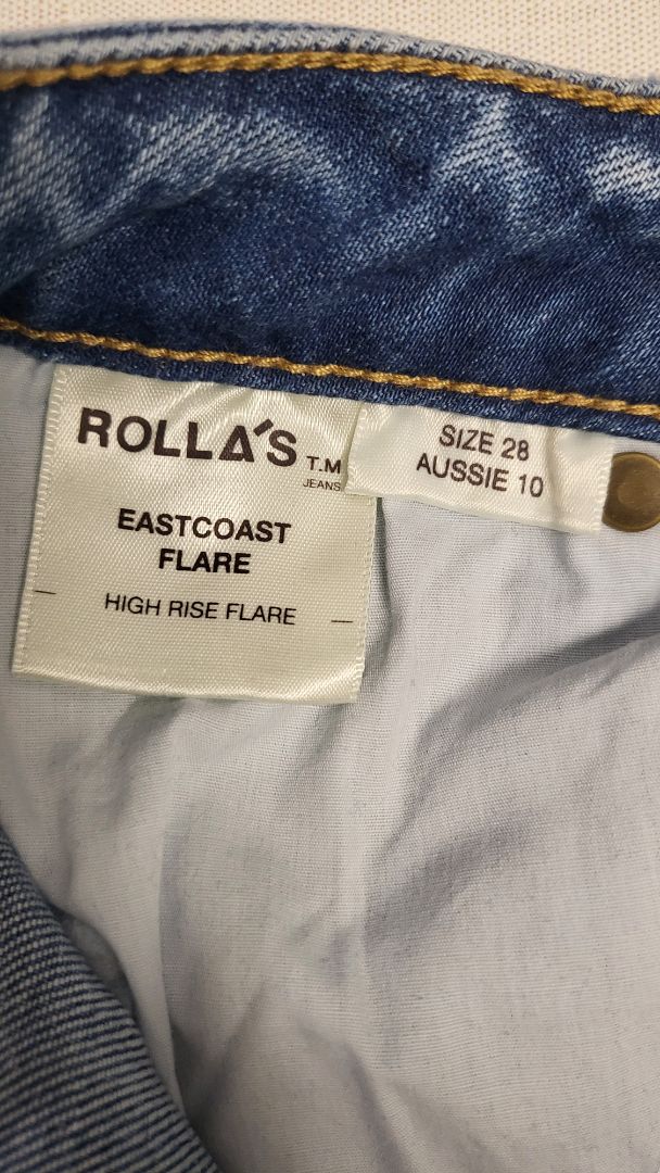 Rolla’s Blue Eastcoast Flare Jeans (10)