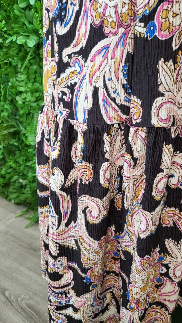 Seven Stars Print Textured Maxi Dress (18)