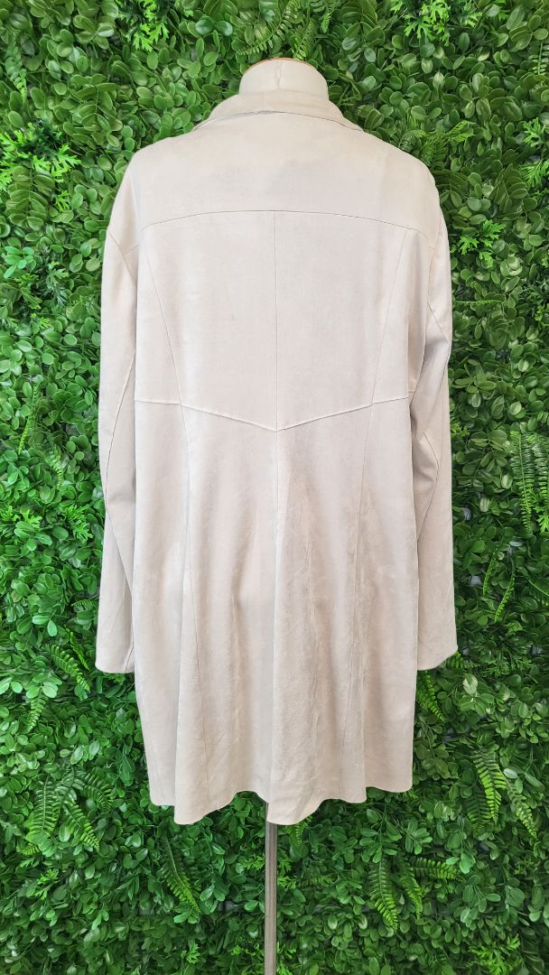 Loobies Story Cream Suede Waterfall Jacket (16)