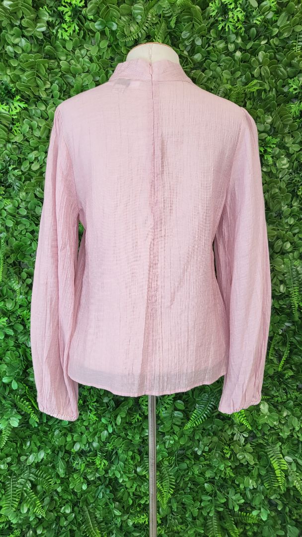 Wish Pink High Neck Blouse (10)