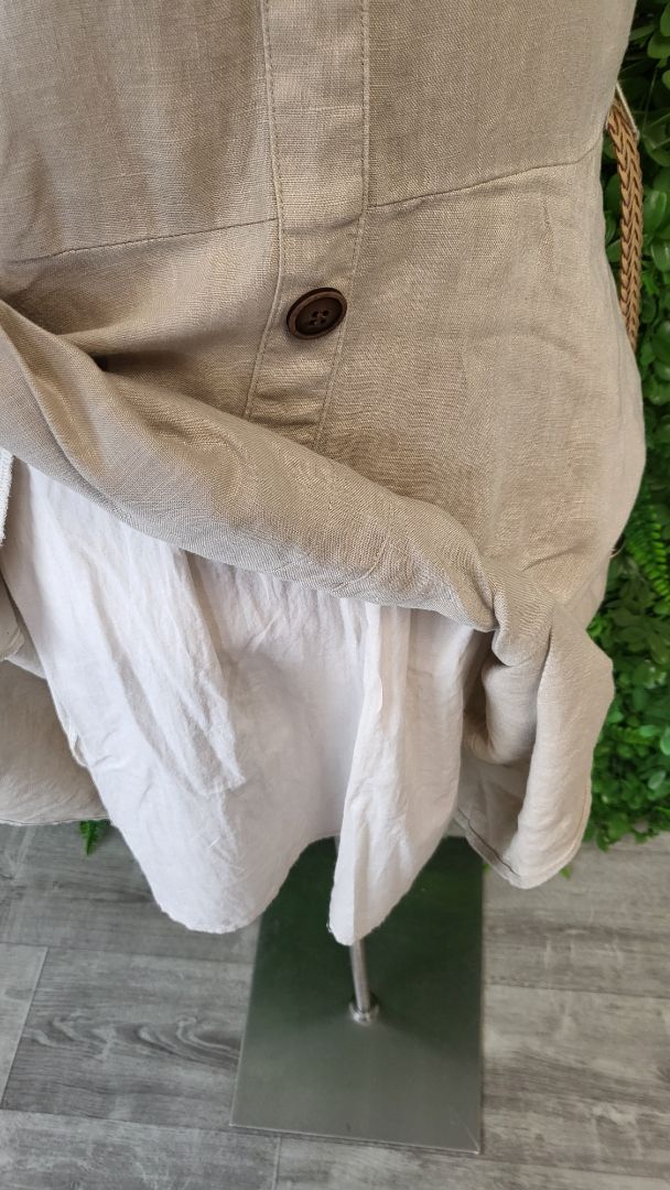 Jacqui.E Natural Linen Dress (10)