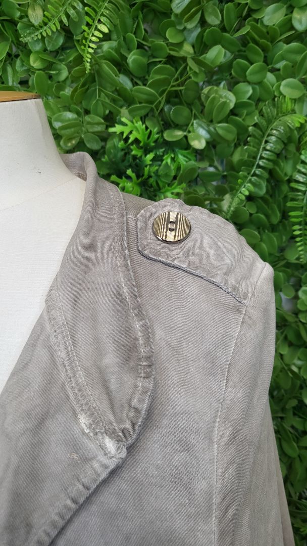 Suzy D Mushroom Military Shaped Jacket (12-14)