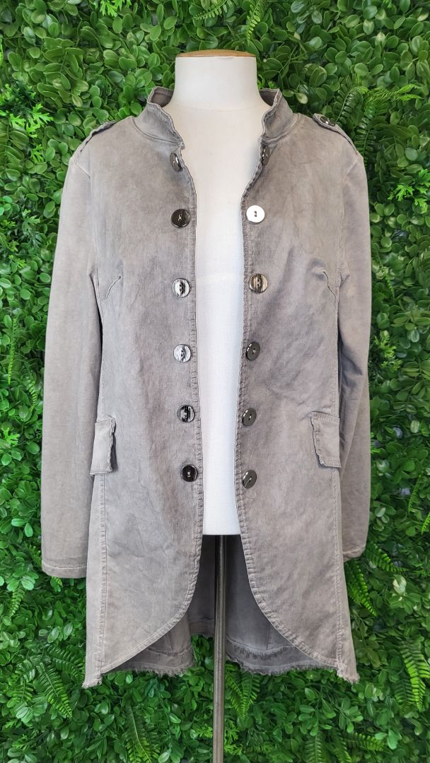 Suzy D Mushroom Military Shaped Jacket (12-14)