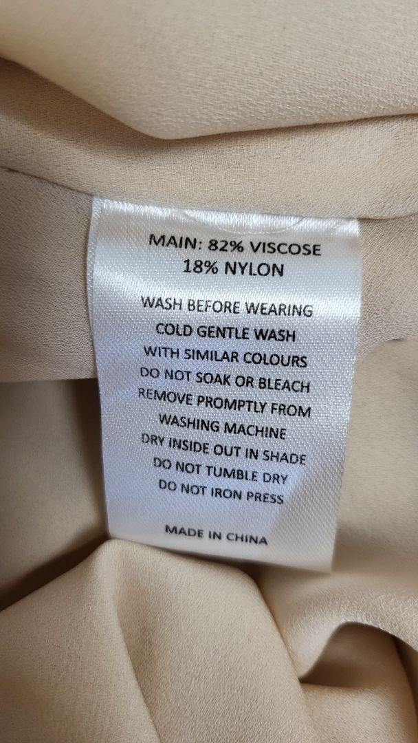 Drama The Label Cream Tiered Skirt (14)