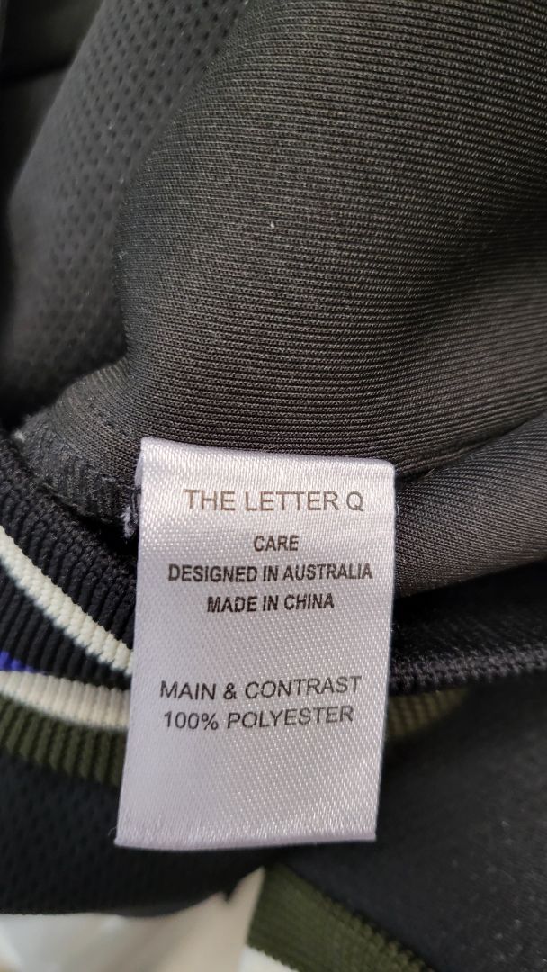 The Letter Q Blue/Black Bomber Jacket (12)