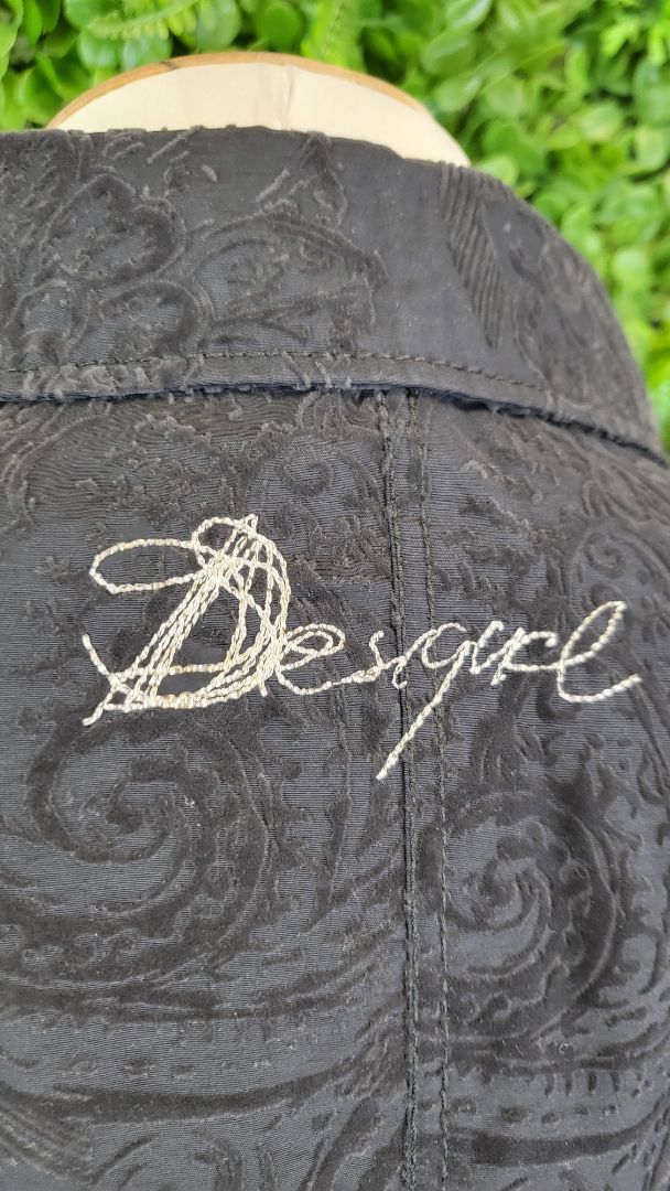 Desigual Black Embossed Jacket (12)