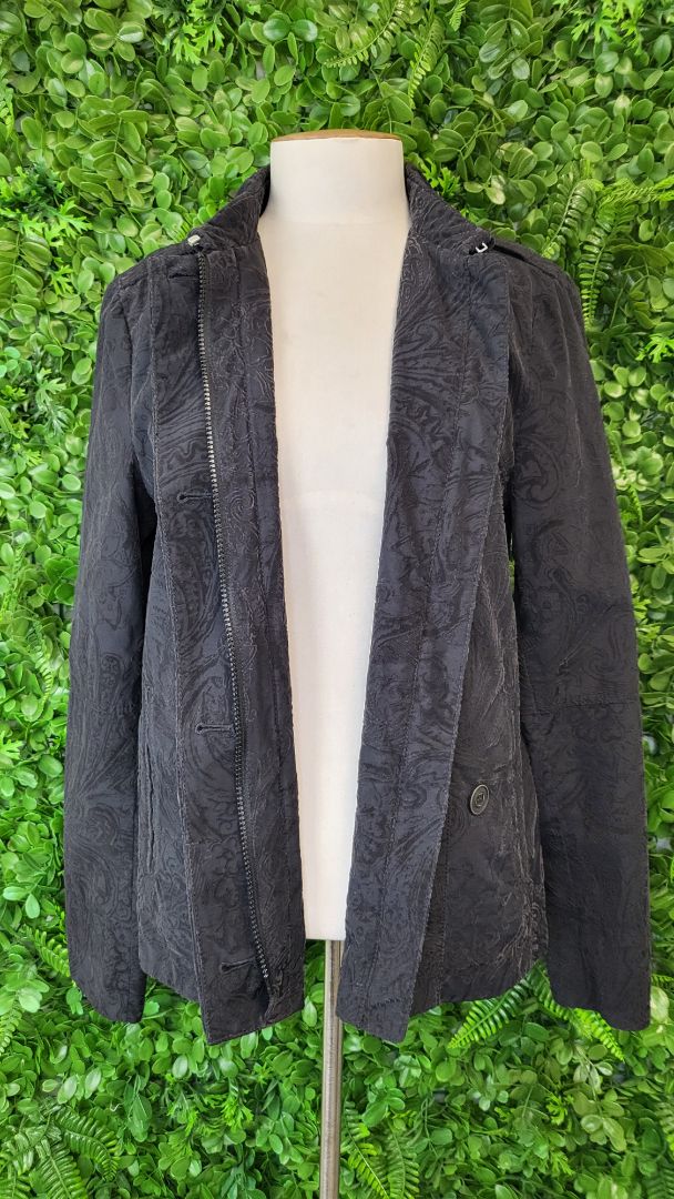 Desigual Black Embossed Jacket (12)