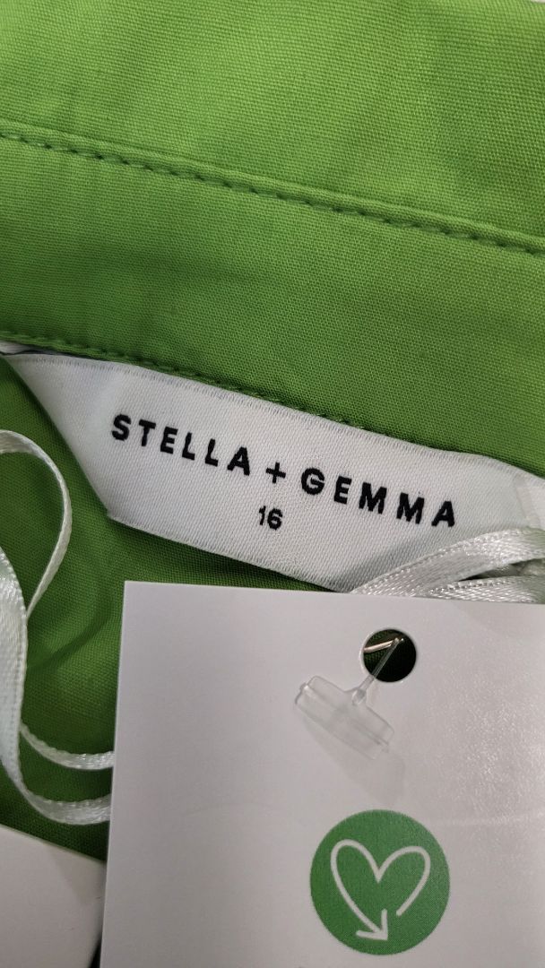 Stella + Gemma Green Silverlake Shirt BNWT (16)