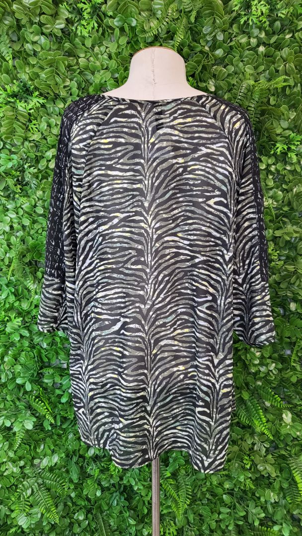 Foil Zebra Print Top (14)