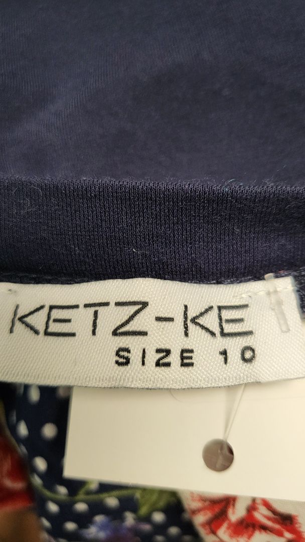 Ketz-ke Navy Print Top (10)
