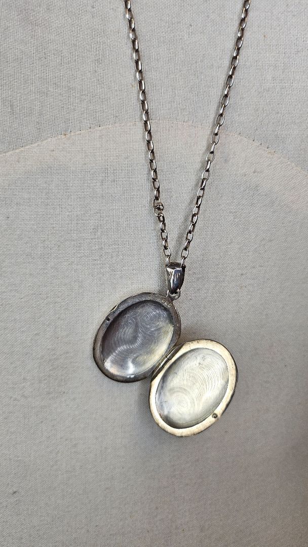 Unknown Sterling Silver 925 Chain&Locket