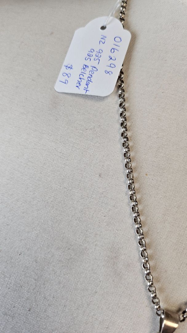 Unknown Sterling Silver 925 Chain&Locket