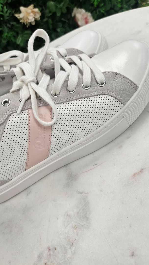 Deuce White Leather Sneaker (40)