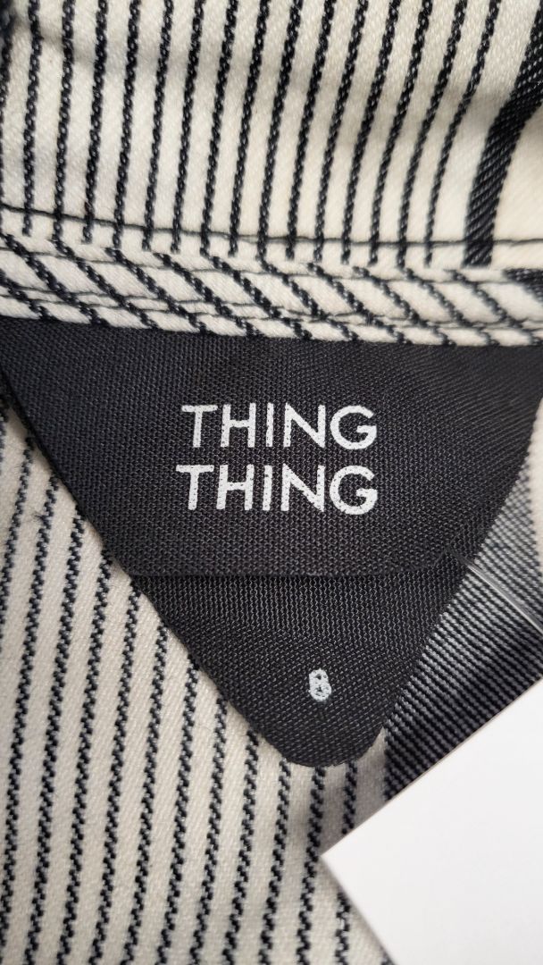 Thing Thing Stripe Frill Sleeve Top (8)
