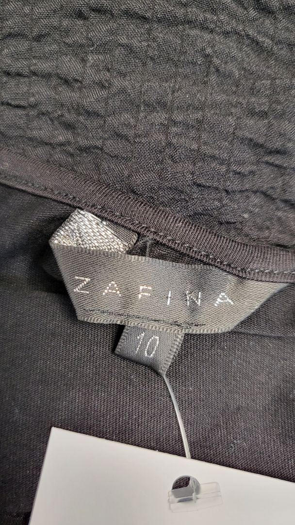 Zafina Black Contrast Dress (10)