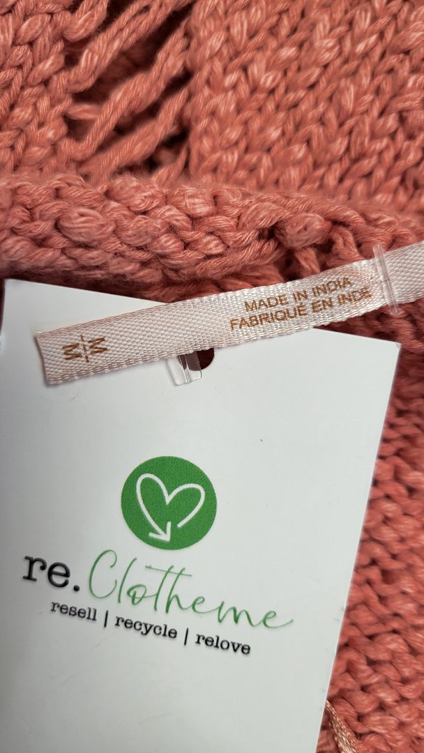 Free People Peach Over Knit (12-16)