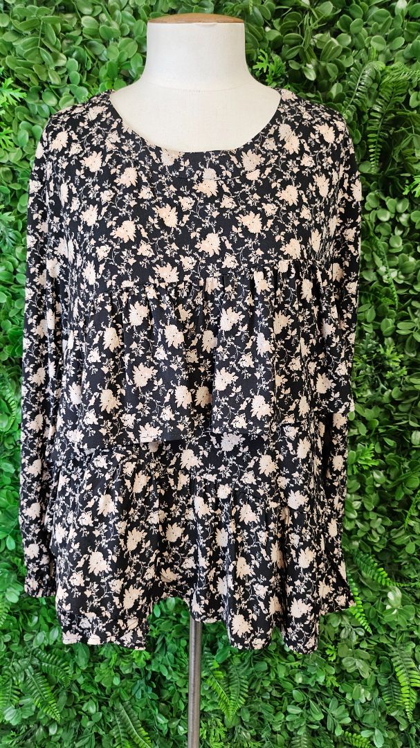 Et Alia Floral Frill Top (14)