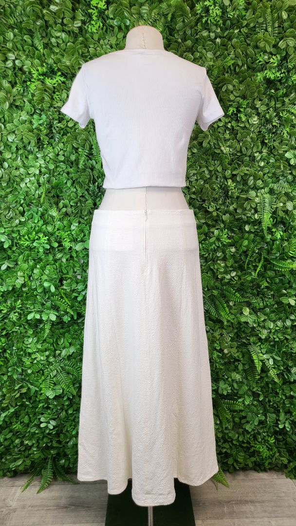 Staple The Label Cream A-Line Skirt (14)