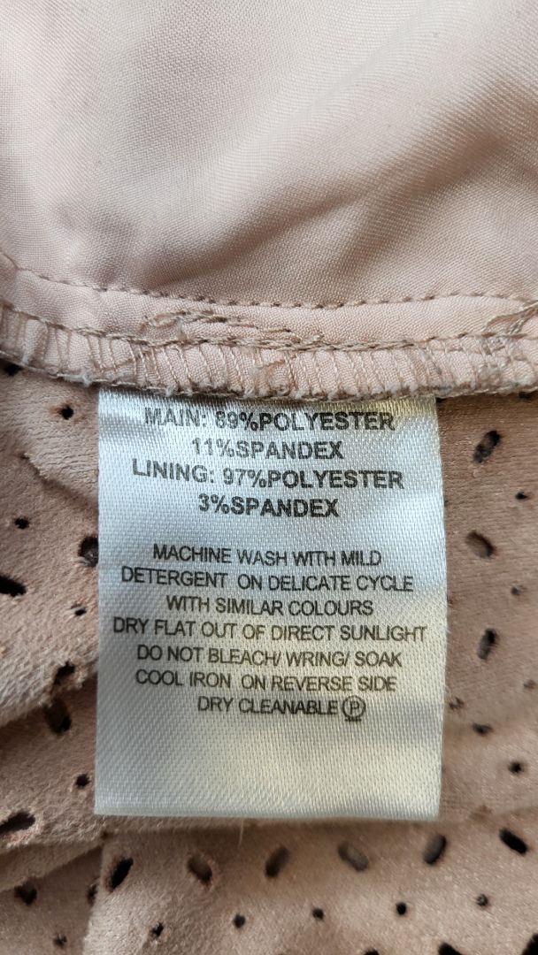Loobies Story Blush Suede Waterfall Jacket (12)