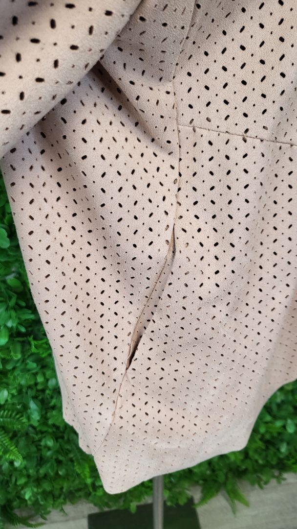 Loobies Story Blush Suede Waterfall Jacket (12)
