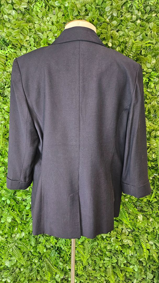 Jacquie.E Navy 3/4 Sleeve Blazer BNWT (12)