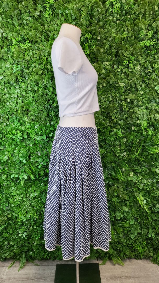 Cooper by Trelise Navy/White Tic Tac Toe Skirt (10)