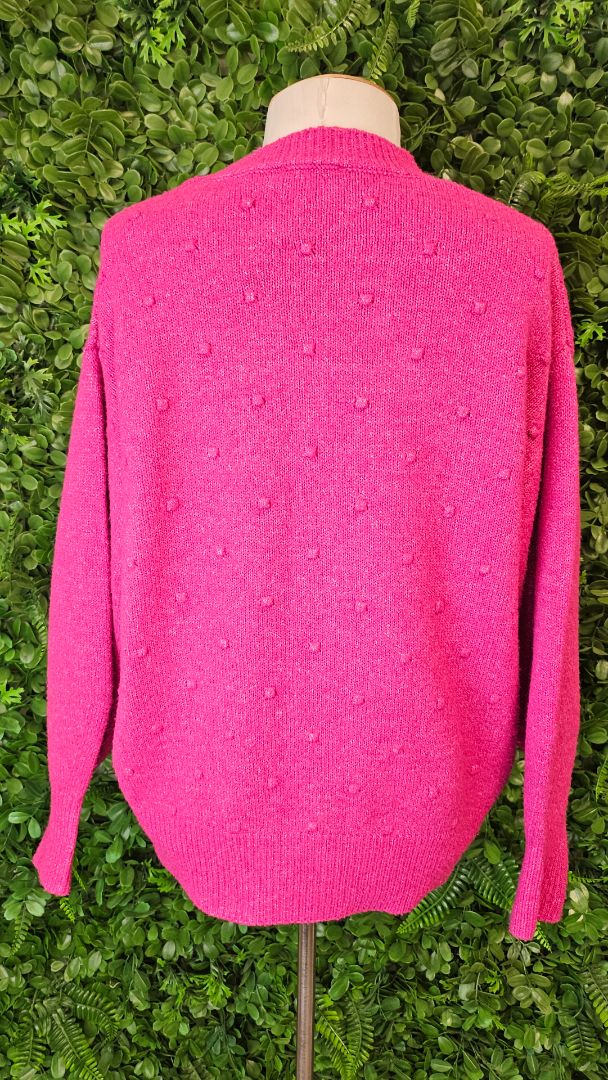 Whistle Pink Bobble Knit (10)