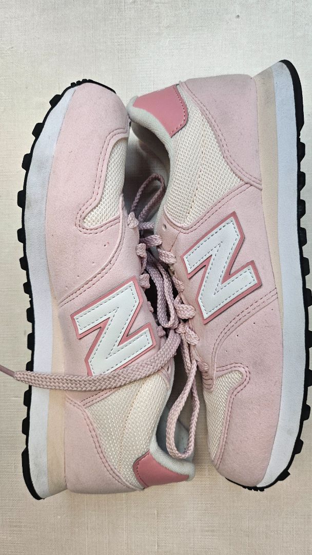 New Balance Pink Textile Sneaker (38)